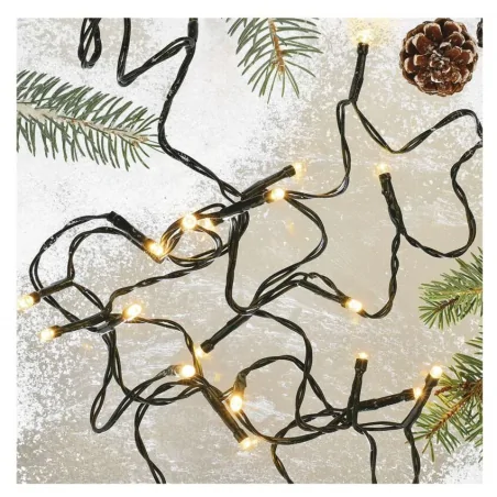 Oswietlenie-choinkowe - światełka choinkowe classic 120 led 12m vintage zielony przewód ip44 timer d4av03 emos 