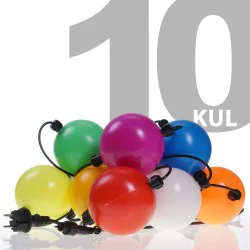 Oswietlenie-choinkowe - pw/0047 kolorowe kule choinkowe lz-led-ld-10 pw/0047 rum-lux 