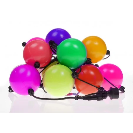 Oswietlenie-choinkowe - pw/0067 lampki choinkowe kolorowe kule lz-led-ld-15 pw/0067 rum-lux 