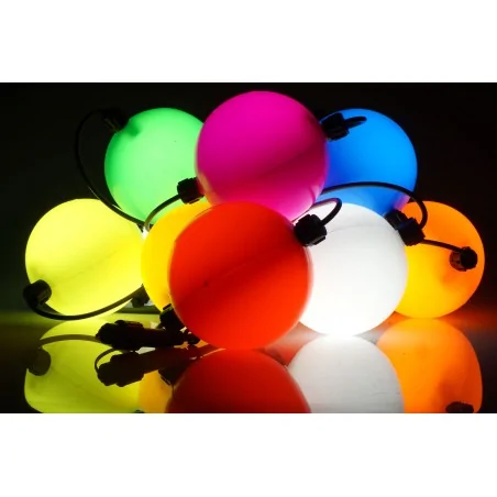 Oswietlenie-choinkowe - pw/0067 lampki choinkowe kolorowe kule lz-led-ld-15 pw/0067 rum-lux 