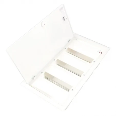 Skrzynki-elektryczne - rozdzielnica modułowa 3 rzędowa podtynkowa metalowe drzwiczki 1101204 eti erp12-3 