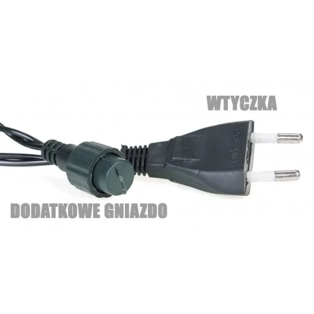 Oswietlenie-choinkowe - lampki choinkowe led kolorowe tradycyjne z gniazdem 100 diod 