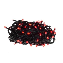 Oswietlenie-choinkowe - ch/0025 lampki choinkowe led z dodatkowym gniazdem lw-led-100g czerwone rum-lum 