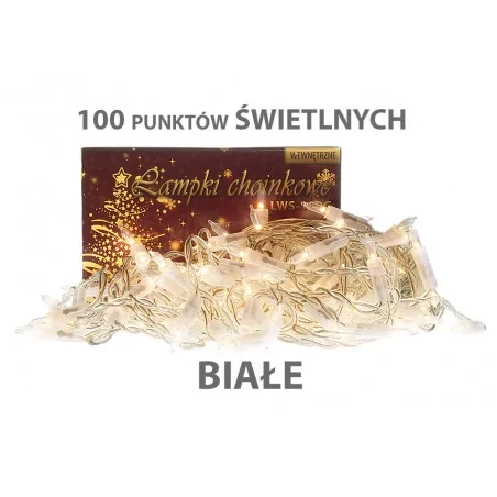 Oswietlenie-choinkowe - ch/0010 lampki choinkowe sople kurtyna lws-100 g ciepła biała rum-lux 