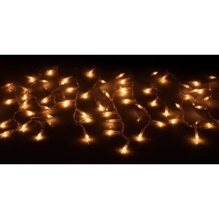 Oswietlenie-choinkowe - ch/0010 lampki choinkowe sople kurtyna lws-100 g ciepła biała rum-lux 