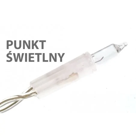 Oswietlenie-choinkowe - ch/0010 lampki choinkowe sople kurtyna lws-100 g ciepła biała rum-lux 