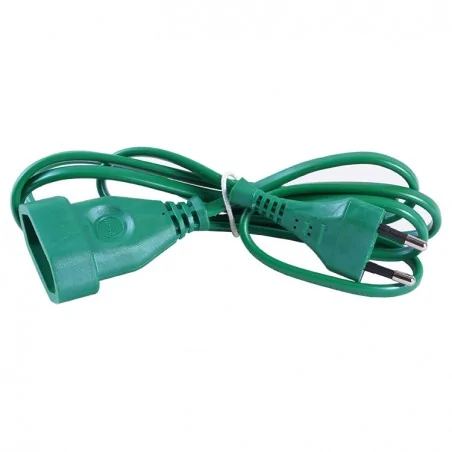 Przedluzacze-elektryczne - pm/0038 zielony przedłużacz choinkowy wewnętrzny 1 gniazdo pm/1-2-1,5m rum-lux 