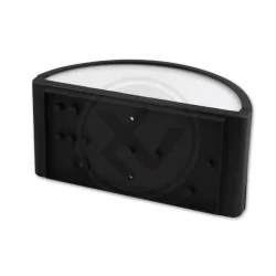 Kinkiety-ogrodowe - czarny kinkiet ogrodowy e27 tola ip44 3535 lvt 