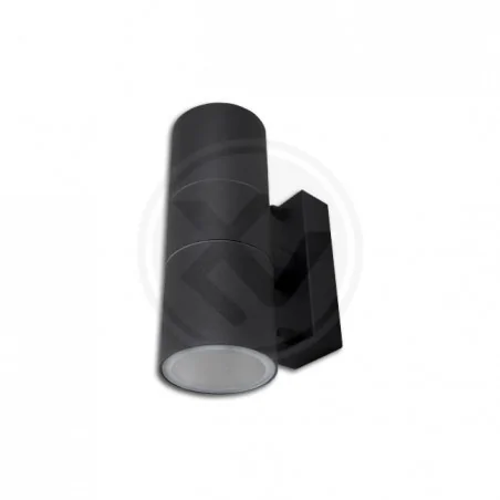 Kinkiety-ogrodowe - czarny kinkiet ogrodowy 2xgu10 elor ip44 0993 lvt 