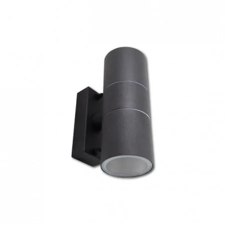 Kinkiety-ogrodowe - szary kinkiet ogrodowy 2xgu10 elor ip44 0964 lvt 