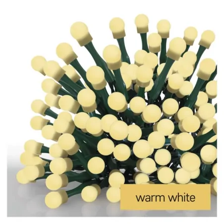 Oswietlenie-choinkowe - światełka bożonarodzeniowe 200 led cherry 20m ciepła biel ip44 timer d5aw03 emos 