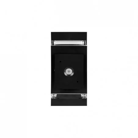 Kinkiety-ogrodowe - czarny kinkiet ogrodowy 2xgu10 hana ip65 1766 lvt 