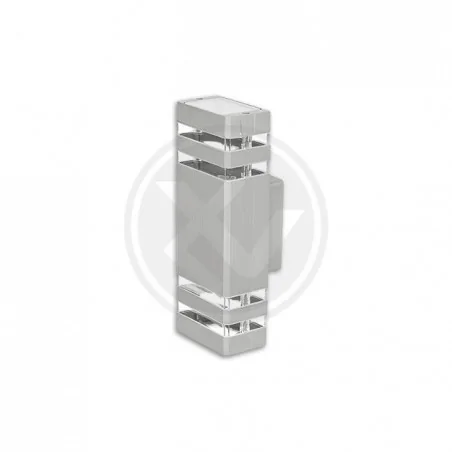 Kinkiety-ogrodowe - szary kinkiet ogrodowy 2xgu10 inez duo ip54 0653 lvt 