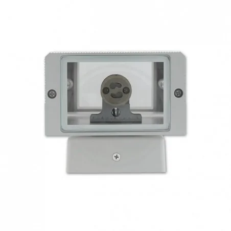 Kinkiety-ogrodowe - szary kinkiet ogrodowy 2xgu10 inez duo ip54 0653 lvt 