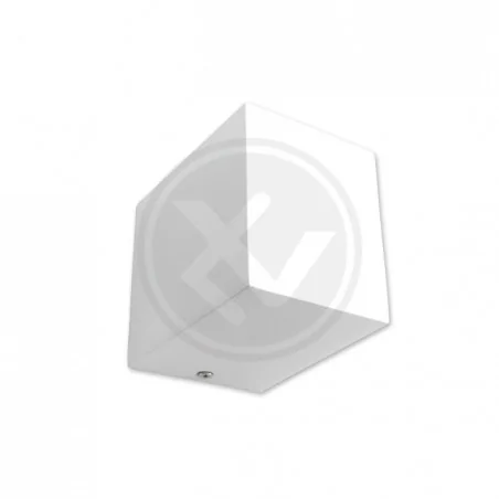 Kinkiety-ogrodowe - biały kinkiet ogrodowy gu10 lida gu10 0208 lvt 