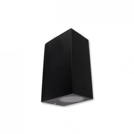 Kinkiety-ogrodowe - czarny kinkiet ogrodowy 2xgu10 lida duo ip44 1181 lvt 