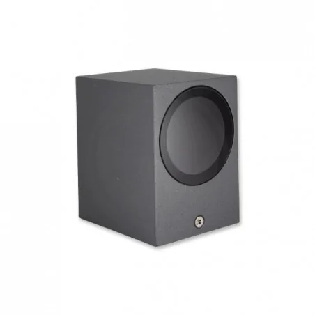 Kinkiety-ogrodowe - szary kinkiet ogrodowy gu10 lida ip44 1187 lvt 