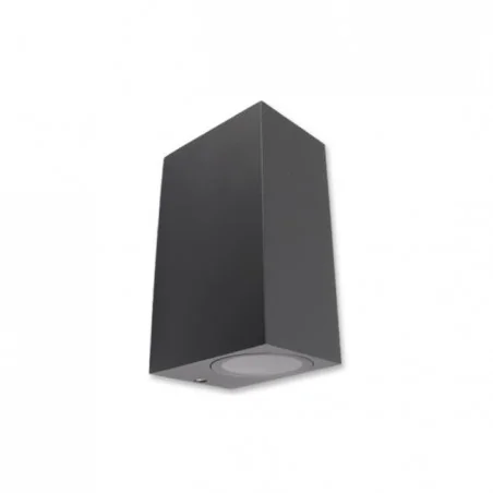 Kinkiety-ogrodowe - szary kinkiet ogrodowy 2xgu10 lida duo ip44 1180 lvt 