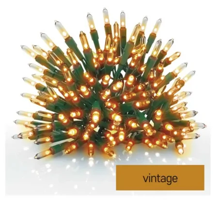 Oswietlenie-choinkowe - tradycyjne lampki choinkowe vintage led classic chain 150 led 22,35m ip44 d4aw12 emos 