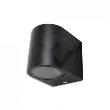 Kinkiety-ogrodowe - czarny kinkiet ogrodowy gu10 luna ip44 3389 lvt 