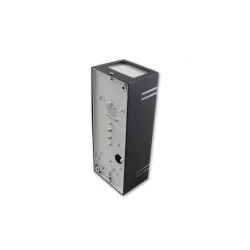 Kinkiety-ogrodowe - czarny kinkiet ogrodowy 2xgu10 nela duo ip44 lvt 