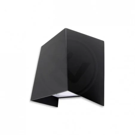 Kinkiety-ogrodowe - szary kinkiet ogrodowy led hugo 4w ip54 0682 lvt 