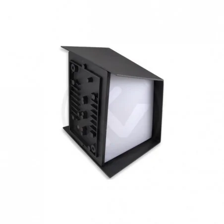 Kinkiety-ogrodowe - szary kinkiet ogrodowy led hugo 4w ip54 0682 lvt 