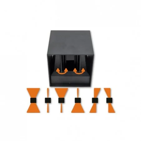 Kinkiety-ogrodowe - kinkiet elewacyjny led kira 6w ip54 7167 lvt 