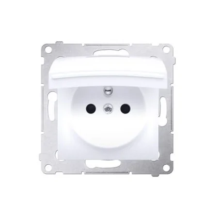 Gniazda-pojedyncze-podtynkowe - gniazdo z klapką z/u dgz1bz.01/11 kontakt-simon 