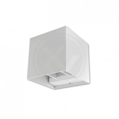Kinkiety-ogrodowe - biały kinkiet elewacyjny led kira 6w ip54 6895 lvt 