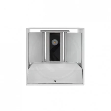 Kinkiety-ogrodowe - biały kinkiet elewacyjny led kira 6w ip54 6895 lvt 