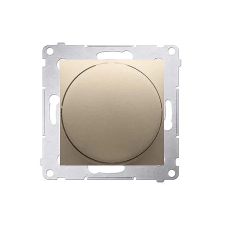 Regulatory-oswietlenia - ściemniacz do led naciskowo-obrotowy złoty mat w układzie schodowym ds9l.01/44 kontakt-simon 