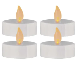 Dekoracje-swiateczne-led - świeczki tealight maxi na baterię cr2032 vintage 4 sztuki dccv16 emos