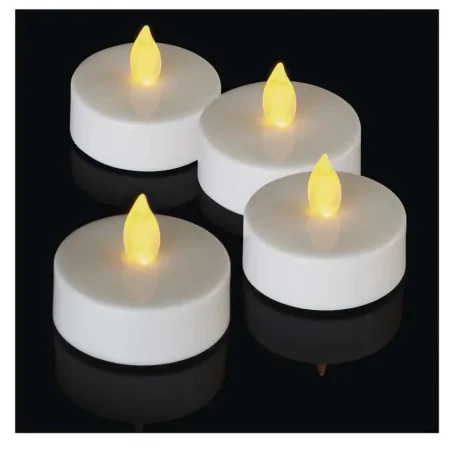 Dekoracje-swiateczne-led - świeczki tealight maxi na baterię cr2032 vintage 4 sztuki dccv16 emos 