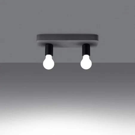 Oswietlenie-sufitowe - nowoczesny plafon tavo 2 e27 sl.1157 sollux lighting 