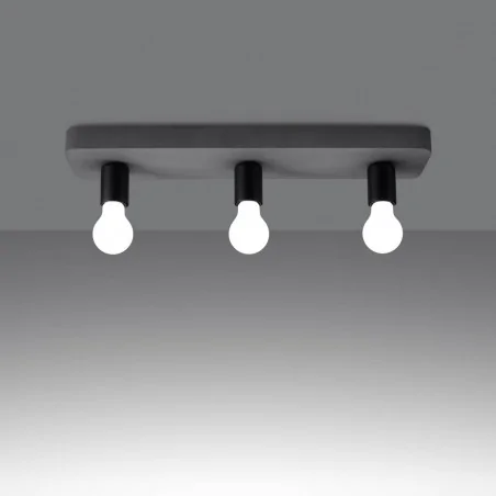 Oswietlenie-sufitowe - nowoczesny plafon tavo 3 e27 sl.1158 sollux lighting 