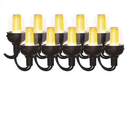 Swiecace-kule-i-girlandy - girlanda łańcuch party 10xled przeźroczyste 4,5m vintage ip44 dcpv01 emos 