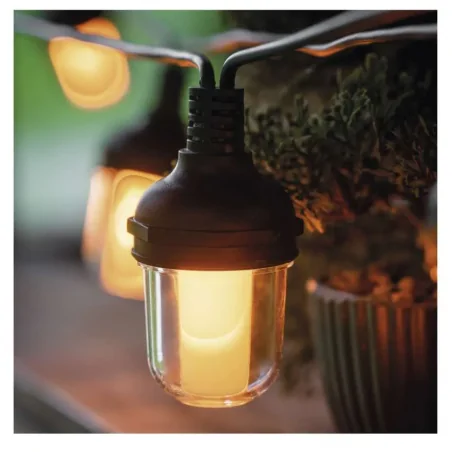 Swiecace-kule-i-girlandy - girlanda łańcuch party 10xled przeźroczyste 4,5m vintage ip44 dcpv01 emos 