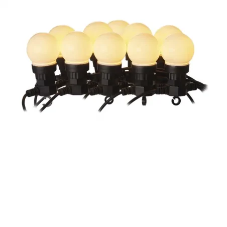 Swiecace-kule-i-girlandy - girlanda łańcuch party 10x 5 led kulki mleczne 5m ciepła ip44 dcpw01 emos 
