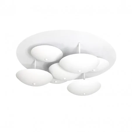 Lampy-sufitowe - biała lampa led sufitowa 42w neutralna 4000k multi  ml867 eko-light 