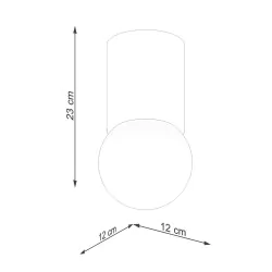 Oswietlenie-sufitowe - drewniany plafon boomo 12 g9 sl.1191 sollux lighting 