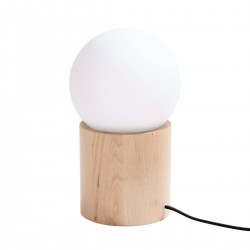 Lampki-biurkowe - drewniana lampka biurkowa boomo g9 sl.1193 sollux lighting