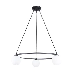 Oswietlenie-sufitowe - czarny żyrandol yoli 3 g9 sl.1213 sollux lighting