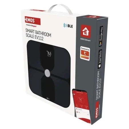Wagi-kuchenne-i-lazienkowe - ev112 gosmart waga łazienkowa z pomiarem bmi, tkanki tłuszczowej wody i mięśni tuya  emos 