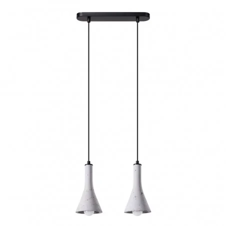 Oswietlenie-sufitowe - betonowa lampa wisząca rea 2 e14 sl.1224 sollux lighting 