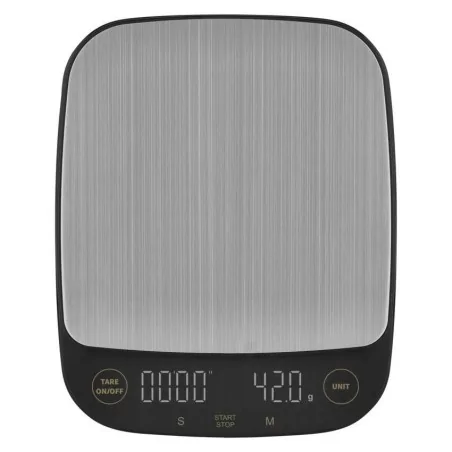 Wagi-kuchenne-i-lazienkowe - czarna waga kuchenna na baterie z wyświetlaczem 3kg ev029 emos 