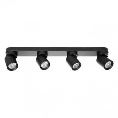 Kinkiety-do-salonu - czarna listwa oświetleniowa poczwórna 4xgu10 malta ad-op-6485bgu10 orno 