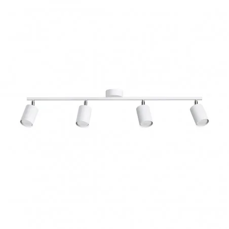 Oswietlenie-sufitowe - biała listwa sufitowa lemmi 4xgu10 sl.1227 sollux lighting 