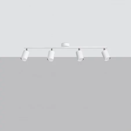 Oswietlenie-sufitowe - biała listwa sufitowa lemmi 4xgu10 sl.1227 sollux lighting 