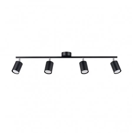 Oswietlenie-sufitowe - czarna listwa sufitowa lemmi 4xgu10 sl.1168 sollux lighting 